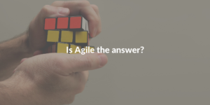 Is Agile the answer?