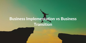 Business Implementation vs Business Transition