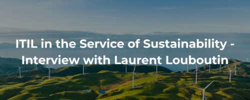 ITIL in the Service of Sustainability – Interview with Laurent Louboutin